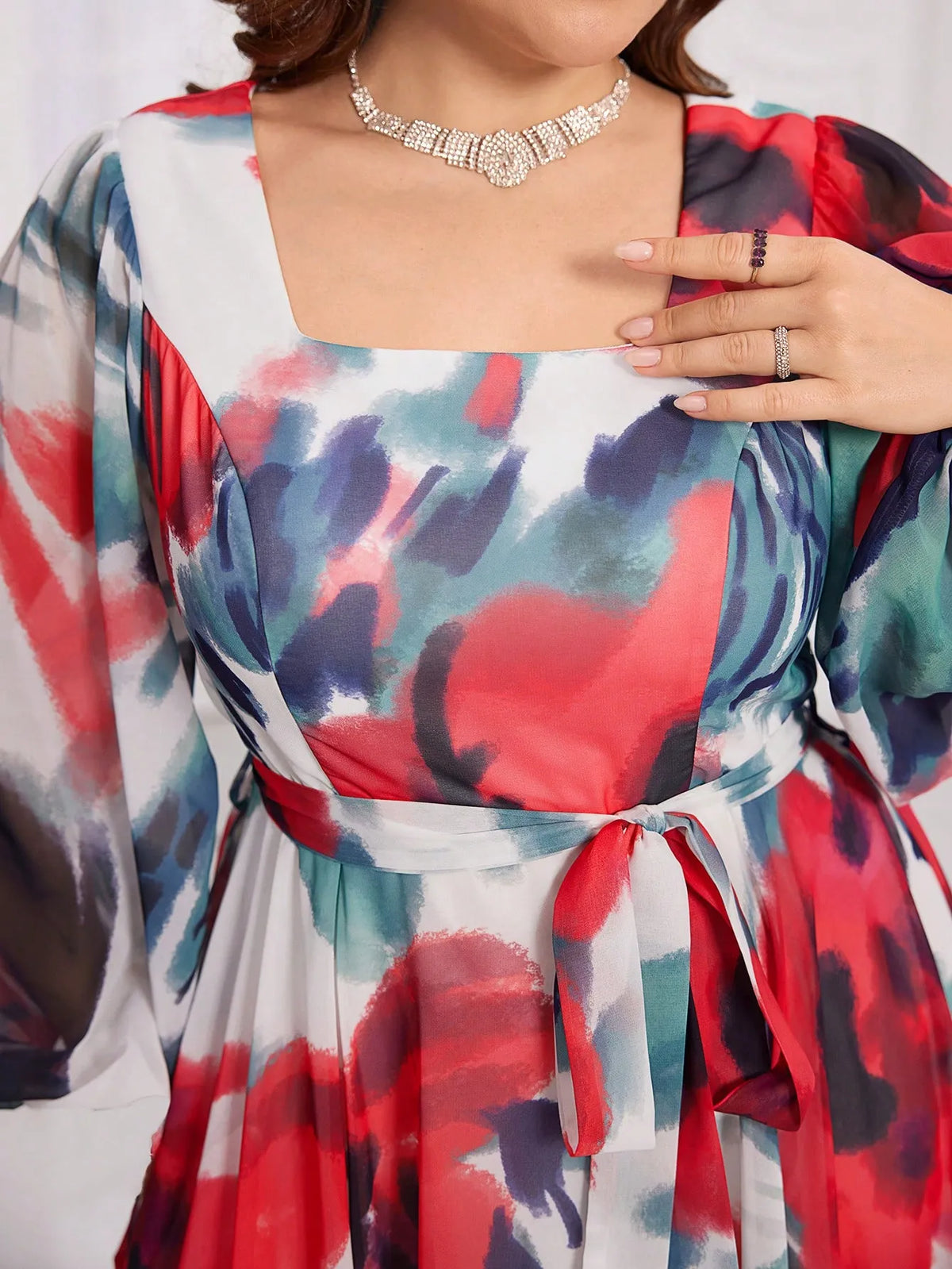 Rovika Fashion Multicolor Floral Printed Maxi Dress
